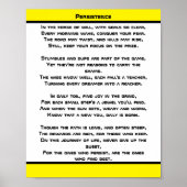 Beständigkeit Poster (Vorne)