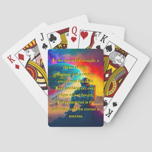 Beständigkeit Spielkarten (Rückseite)