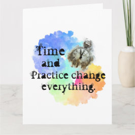 Beständigkeit und Ermutigung der Regenbogenwolke Karte