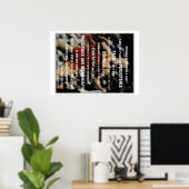 Beständigkeit - Wrestling Poster (Heimbüro)