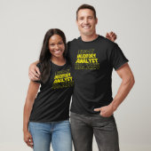 Bestandsanalytiker-Hintergrunddesign T-Shirt (Unisex)