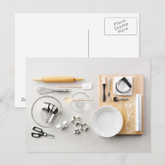 Bestandteile und Tools 1 Postkarte (Vorne/Hinten)