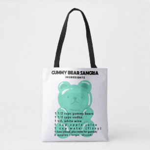 Bestandteile von Gummy Bear Sangria Tasche