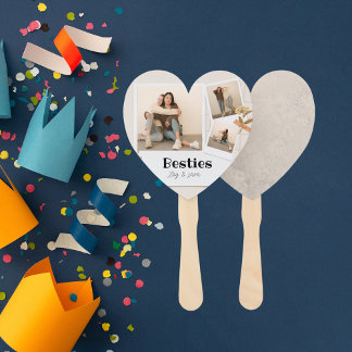 BESTÄTIGKEITEN, Foto-Collage & Namen | BESTE FREUN Fächer