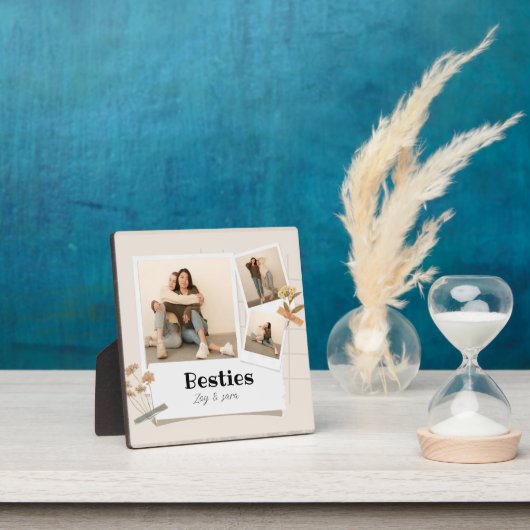 BESTÄTIGKEITEN, Foto-Collage & Namen | BESTE FREUN Fotoplatte (InSitu)