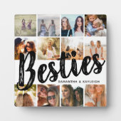 BESTÄTIGKEITEN, Foto-Collage & Namen | BESTE FREUN Fotoplatte (Vorderseite)