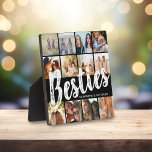 BESTÄTIGKEITEN, Foto-Collage & Namen | BESTE FREUN Fotoplatte<br><div class="desc">Bestien sind unbezahlbar - Wenn Sie das Glück haben, eine zu haben, lass ihnen, wie viel sie Ihnen mit dieser angesagten Collage "Best Friends"-Foto-Plakette gemein sind. Mit 12 quadratischen Fotos Ihrer Wahl, die leicht von Ihrem Telefon oder Computer heruntergeladen werden, der Text "bestie" in großen modernen Schriften auf einem weißen...</div>