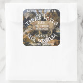 BESTÄTIGT, DASS TRUMP SCHWANGERSCHUTZ HAT QUADRATISCHER AUFKLEBER (Tasche)