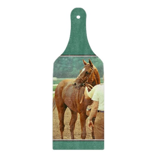 Bestätigtes Thoroughbred-Rennpferd 1978 Schneidebrett (Vorderseite)