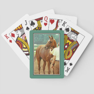 Bestätigtes Thoroughbred-Rennpferd 1978 Spielkarten