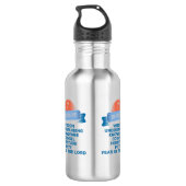 Bestätigung 7 Geschenke des Heiligen Geistes Edelstahlflasche (Rückseite)