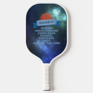 Bestätigung 7 Geschenke des Heiligen Geistes Pickleball Schläger