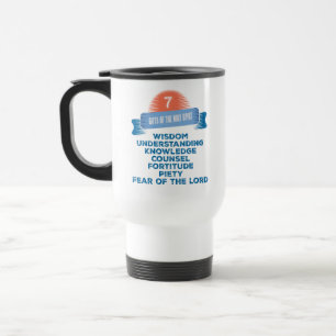 Bestätigung 7 Geschenke des Heiligen Geistes Reisebecher