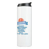 Bestätigung 7 Geschenke des Heiligen Geistes Thermosbecher (Nach links gedreht)