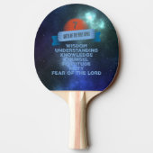 Bestätigung 7 Geschenke des Heiligen Geistes Tischtennis Schläger (Rückseite)