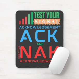Bestätigung ACK und NAK in der Datenvernetzung Mousepad