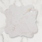 Bestätigung botanischer geometrischer Grünflächen Geschenkanhänger (Rückseite)