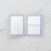 Bestätigung danken Ihnen zu kardieren Dankeskarte (Innenseite)