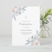 Bestätigung der Aquarellblumen Einladung (Stehend Vorderseite)