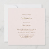 Bestätigung der boho-Blume Einladung (Rückseite)