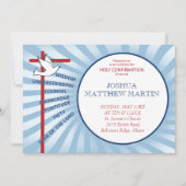 Bestätigung der Einladung Blue Rays (Vorderseite)