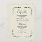 Bestätigung der europäischen Ecken Einladung (Vorne/Hinten)