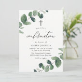 Bestätigung der Farbe des grünen Leaf Einladung (Stehend Vorderseite)