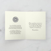 Bestätigung der Heiligen Geister Pfingsten Jungfra Karte (Innenseite)