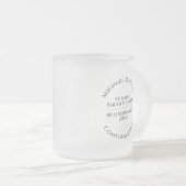 Bestätigung der Mattierten Glass-Kaffee-Tasse Mattglastasse (VorderseiteRechts)