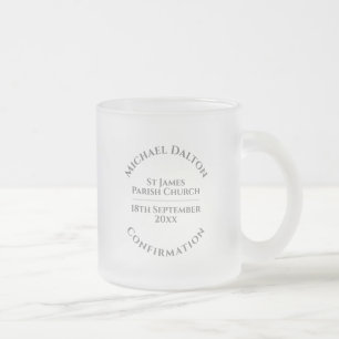 Bestätigung der Mattierten Glass-Kaffee-Tasse Mattglastasse