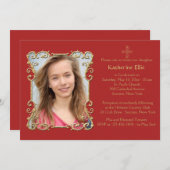 Bestätigung der mutigen Einladung zum religiösen F (Vorne/Hinten)