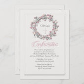 Bestätigung der religiösen Einladung (Vorne/Hinten)