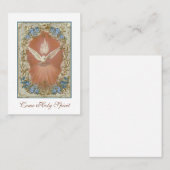 Bestätigung der religiösen Heiligen Geisttaube Platzkarte (Vorne/Hinten)