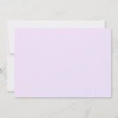 Bestätigung der Rose mit Goldtypografie Einladung (Rückseite)