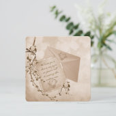 Bestätigung der Stimmrechte Einladung (Stehend Vorderseite)