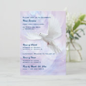 Bestätigung der Taufe durch religiöse Gemeinschaft Einladung (Stehend Vorderseite)