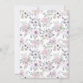 Bestätigung der Violett-Blume Einladung (Rückseite)