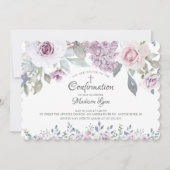 Bestätigung der Violett-Blume Einladung (Vorderseite)