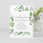 Bestätigung der Waldgrüne Einladung (Stehend Vorderseite)