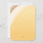 Bestätigung der Wasserfarben-Taube Einladung (Rückseite)