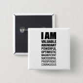 Bestätigung des coolen Textbilds für den Erfolg vo Button (Vorne & Hinten)