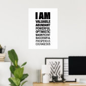 Bestätigung des coolen Textbilds für den Erfolg vo Poster (Heimbüro)