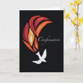 Bestätigung des Feuers der Heiligen Geisttaube auf Karte (Gelbe Blume)