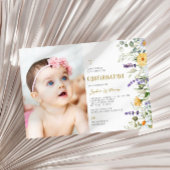 Bestätigung des Fotos Chamomile & Eukalyptus Einladung