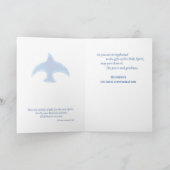 Bestätigung des jungen Mannes Karte (Innenseite)