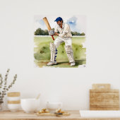 Bestätigung einer Zehntelschrift - ArchivCricket-P Poster (Küche)