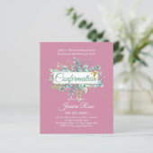 Bestätigung Einladungen Eukalyptus Greenery Budge (Stehend Vorderseite)