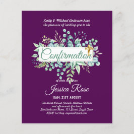 Bestätigung Einladungen Eukalyptus Greenery Budge