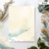 Bestätigung, elegante Vegetation und Aquarellbilde Einladung