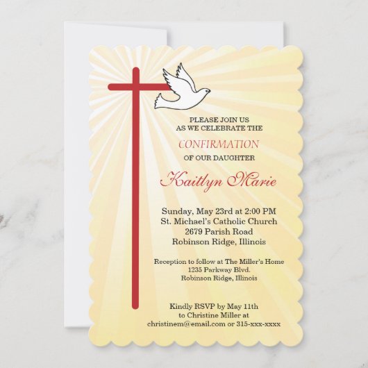 Bestätigung für Fallschirmjäger-Laufrumpf Einladung (Vorderseite)